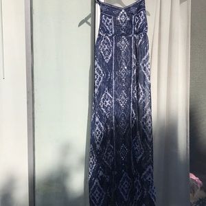Maxi dress with small straps